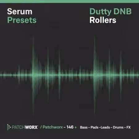 Loopmasters Patchworx 146 Dutty DnB Rollers [Synth Presets, MiDi] - Sample Pack Artwork