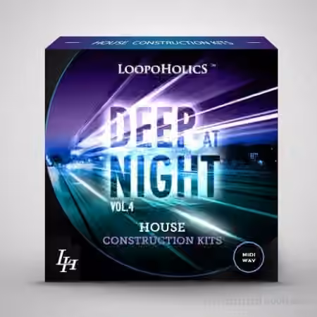 Loopoholics Deep At Night Vol.4 House Construction Kits [WAV, MiDi] - Sample Pack Artwork