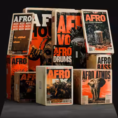 Loopsy Afro House Production Suite [WAV, MiDi, Synth Presets] - Sample Pack Artwork