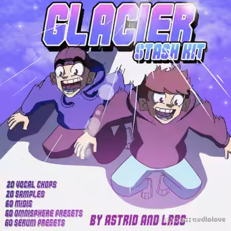 LRBG Glacier Stash Kit [WAV, MiDi, Synth Presets] - Sample Pack Artwork