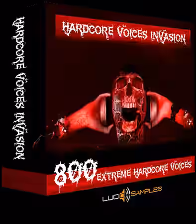 Lucid Samples Hardcore Voices Invasion [WAV] - Sample Pack Artwork