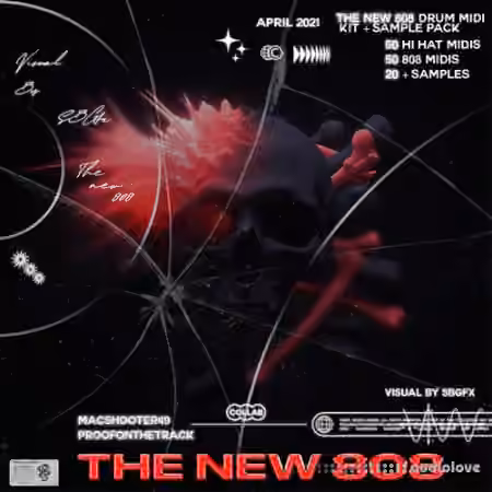 macshooter49 The New 808 Drum Midi + Sample Pack [WAV, MiDi] - Sample Pack Artwork