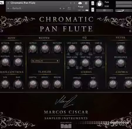 Marcos Ciscar Chromatic Pan Flute [KONTAKT] - Sample Pack Artwork