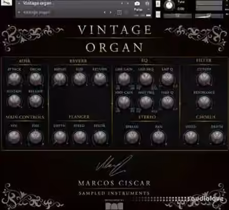 Marcos Ciscar Vintage Organ [KONTAKT] - Sample Pack Artwork