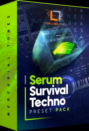 Mercurial Tones SERUM Ultimate Techno Survival Presets [Synth Presets] - Sample Pack Artwork