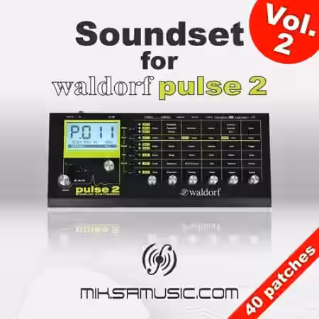 Miksamusic Soundset for Waldorf Pulse 2 Vol.2 [Synth Presets] - Sample Pack Artwork