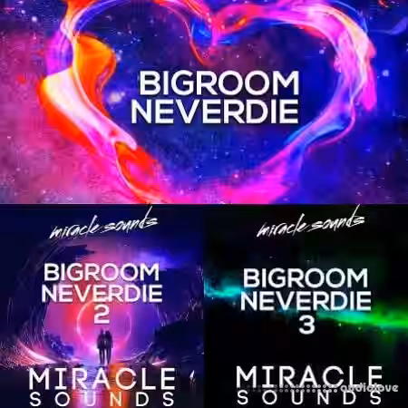 Miracle Sounds Bigroom Neverdie Bundle [WAV, MiDi, Synth Presets] - Sample Pack Artwork