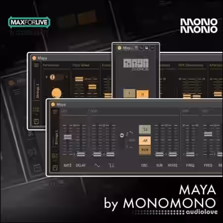 Monomono Maya v1.13 [Max for Live] - Sample Pack Artwork