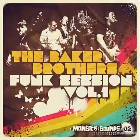 Monster Sounds Baker Brothers Funk Session Vol.1 [MULTiFORMAT] - Sample Pack Artwork