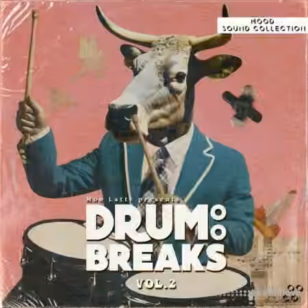 Moo Latte Drumoo Breaks Vol.2 [WAV] - Sample Pack Artwork