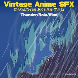 Moon Echo Audio Vintage Anime SFX Thunder Rain Wind [WAV]