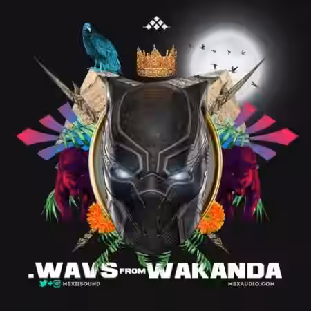 MSXII Sound Design WAVS From Wakanda Drums and Percussion (Sample Pack) [WAV] - Sample Pack Artwork