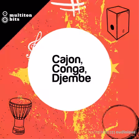 Multiton Bits Cajon, Conga, Djembe [WAV] - Sample Pack Artwork