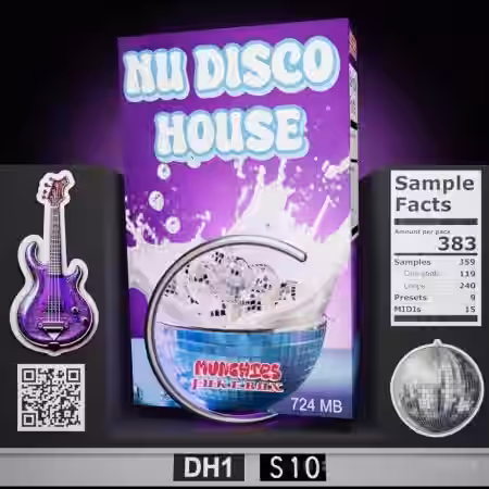 Munchies Jukebox Nu Disco House Vol.1 [WAV, MiDi, Synth Presets] - Sample Pack Artwork