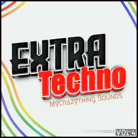 Mycrazything Records Extra Techno Vol.4 [WAV] - Sample Pack Artwork