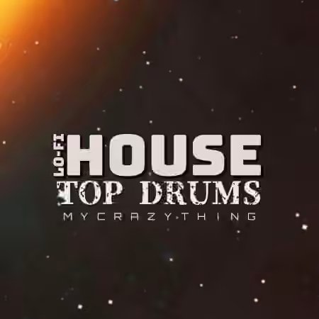 Mycrazything records Lo Fi House Top Drums [WAV] - Sample Pack Artwork