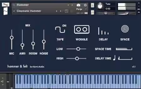Nami Audio Hammer and Felt v1.1 [KONTAKT] - Sample Pack Artwork