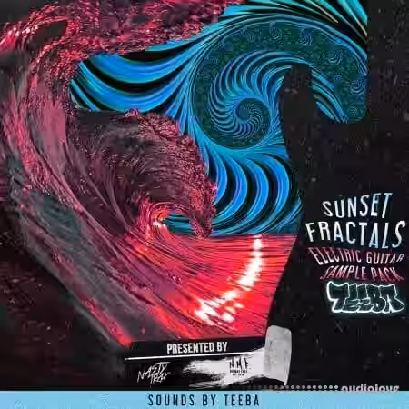 NastyTrax Teeba Sunset Fractals Electric Guitar Sample Pack [WAV] - Sample Pack Artwork
