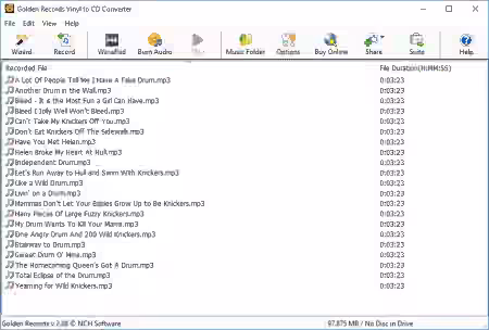 NCH Software Golden Records Plus v3.03 [WiN] - Sample Pack Artwork