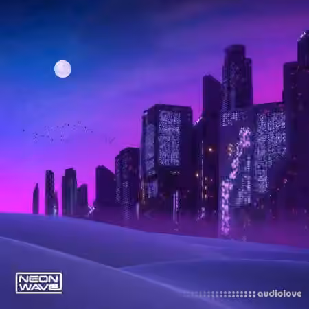 Neon Wave Digital Dystopia Cinematic Synthwave [WAV, MiDi] - Sample Pack Artwork