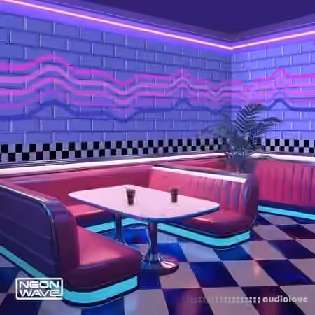 Neon Wave Midnight Run - Retro Futurism [WAV] - Sample Pack Artwork