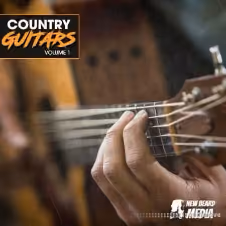 New Beard Media Country Guitars Vol 1 [WAV] - Sample Pack Artwork