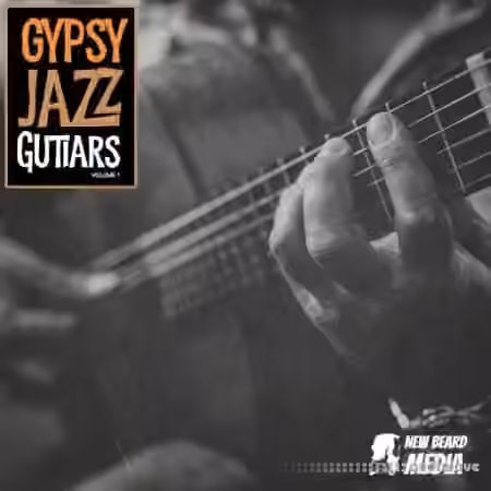 New Beard Media Gypsy Jazz Guitars Vol 1 [WAV] - Sample Pack Artwork
