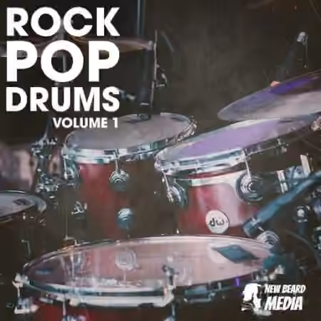 New Beard Media Rock Pop Drums Vol.1 [WAV]