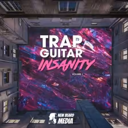 New Beard Media Trap Guitar Insanity Vol.1 [WAV] - Sample Pack Artwork