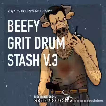 Nonjuror Beefy Grit Drum Stash Vol.3 [WAV] - Sample Pack Artwork