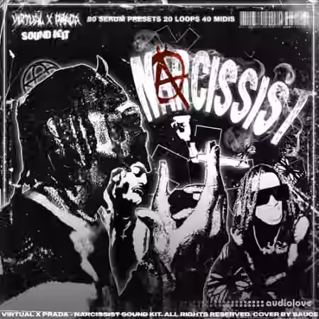 Noprada Beats Narcissist Sound Kit [WAV, MiDi, Synth Presets] - Sample Pack Artwork