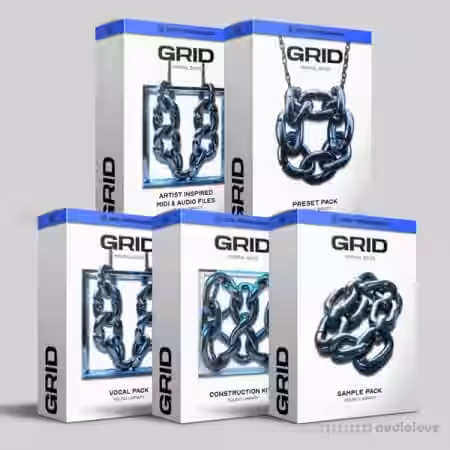 Odd Frequency GRID Full Bundle [WAV, MiDi, Synth Presets] - Sample Pack Artwork