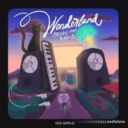 ODD SMPLS Wonderland Melodic Trap and RnB [WAV] - Sample Pack Artwork
