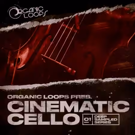 Organic Loops Deep Sample Vol.1 Cinematic Cello [WAV] - Sample Pack Artwork