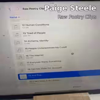 Paige Steele Raw Poetry Vocal Sample Pack [WAV]