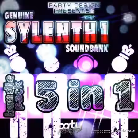 Party Design Genuine Sylenth1 Soundbank Bundle Vol.1-5 [Synth Presets] - Sample Pack Artwork
