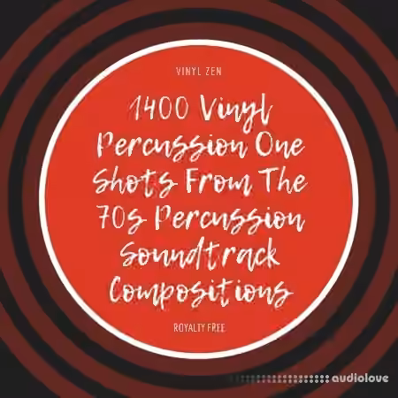 PastToFutureReverbs 1400 Vinyl Percussion One Shots From The 70s Vinyl Percussion Soundtrack Inspired by Lalo Schifrin [WAV] - Sample Pack Artwork