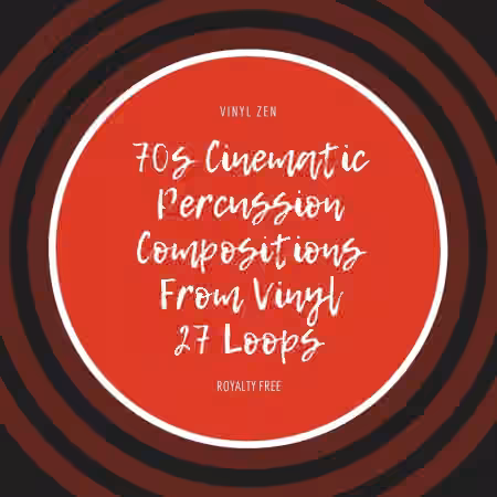 PastToFutureReverbs 27 Percussive Compositions: A 70s Vinyl Percussion Soundtrack Inspired by Lalo Schifrin [WAV] - Sample Pack Artwork