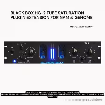 PastToFutureReverbs Black Box HG-2 Tube Saturator Plugin Extension For NAM and GENOME! - Sample Pack Artwork