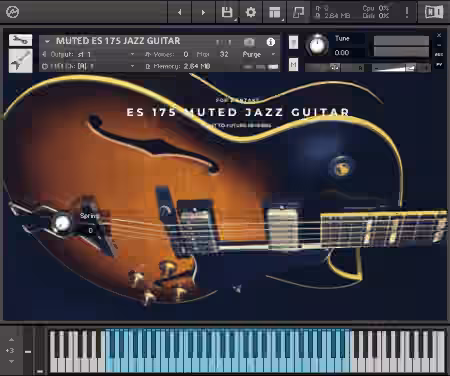 PastToFutureReverbs ES-175 Muted Jazz Guitar [KONTAKT, WAV] - Sample Pack Artwork