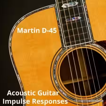 PastToFutureReverbs Martin D-45 Acoustic Guitar Impulse Responses - Sample Pack Artwork