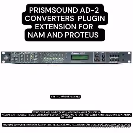 PastToFutureReverbs Prismsound Dream AD-2 Converters Plugin Extension [Synth Presets] - Sample Pack Artwork