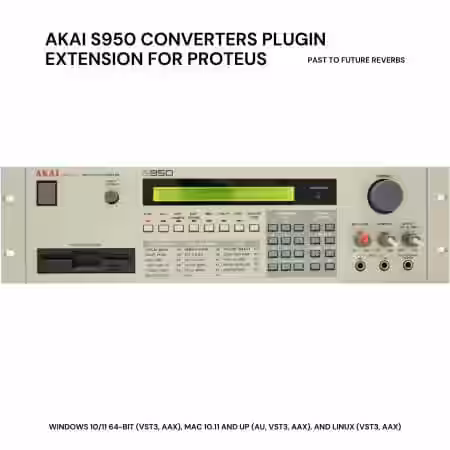 PastToFutureReverbs S950 Converters Plugin Extension for Proteus! - Sample Pack Artwork