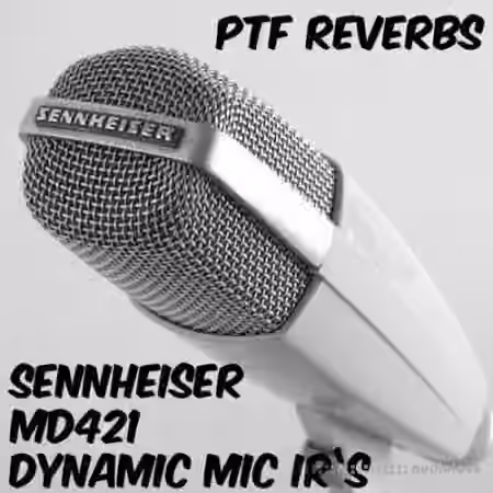 PastToFutureReverbs Sennheiser MD421 Dynamic Mic IR's - Sample Pack Artwork