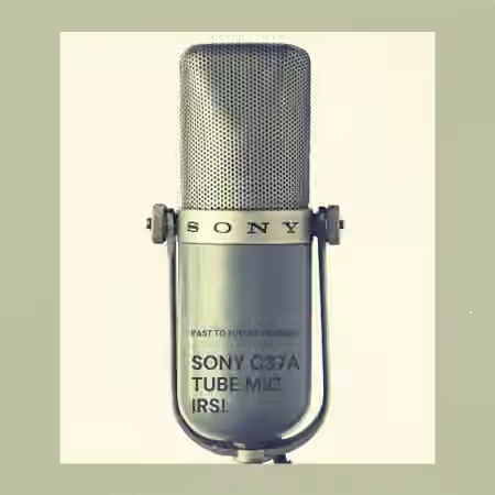 PastToFutureReverbs SONY C37A Tube Mic IRs! Jimi Hendrix Vocal Mic! - Sample Pack Artwork