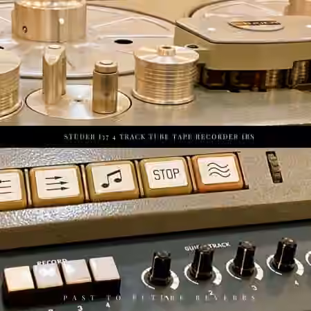PastToFutureReverbs Studer J37 4 Track Tube Tape Recorder IRs! - Sample Pack Artwork