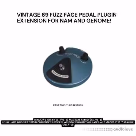PastToFutureReverbs Vintage 69 Fuzz Face Pedal Plugin Extension For NAM And Genome Inc IRS - Sample Pack Artwork