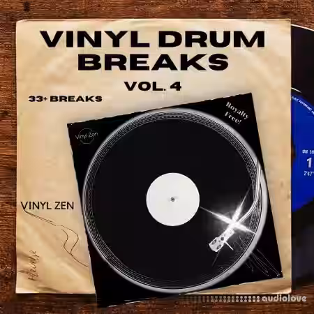 PastToFutureReverbs Vinyl Drum Breaks Vol.4 [WAV] - Sample Pack Artwork