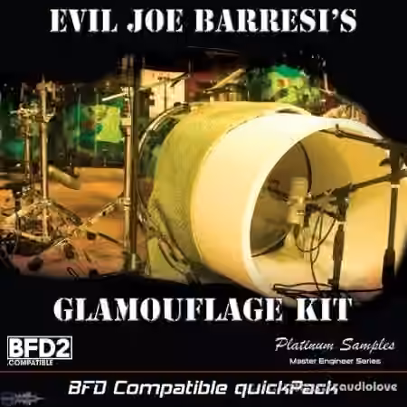 Platinum Samples Evil Joe Barresi Glamouflage QuickPack [BFD3] - Sample Pack Artwork