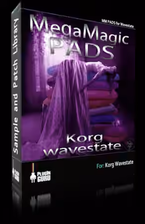PlugInGuru MegaMagic: Pads V1 for Korg Wavestate [Synth Presets] - Sample Pack Artwork